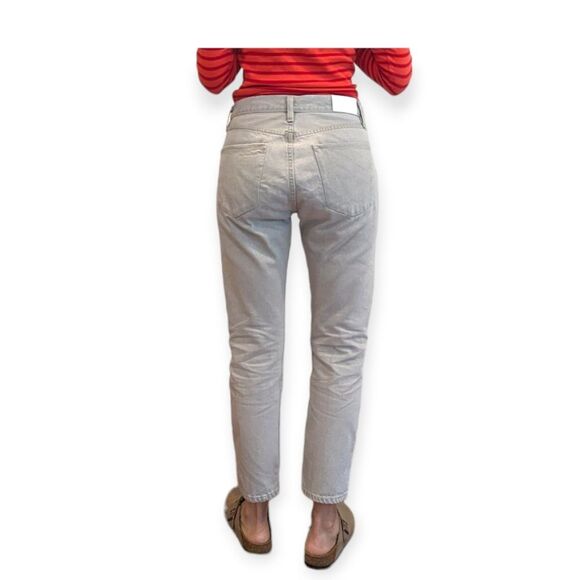 Goldsign light wash 100% cotton ankle jeans button fly - Picture 1 of 10